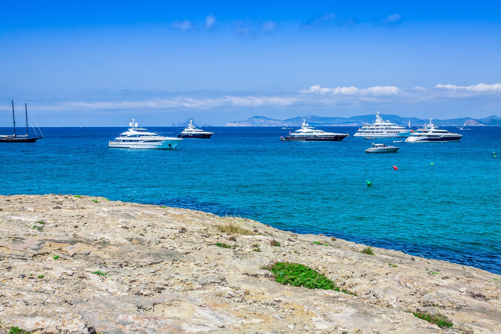 superyachts in formentera